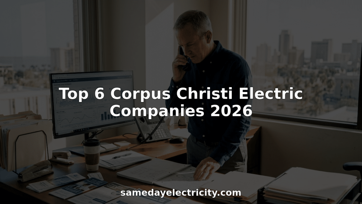 Man working at city electricity provider office