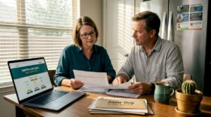 Couple reviews Texas renewable energy plans
